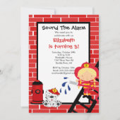 Vuurman Vuurman Birthday Kaart (Voorkant)