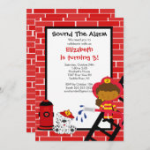 Vuurman Vuurman Birthday Kaart (Voorkant / Achterkant)