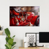 Vuurman - Wachten op een telefoontje Poster (Thuiskantoor)