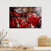 Vuurman - Wachten op een telefoontje Poster (Keuken)