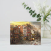 Vuurman - Washington DC - Vuur in Bedell's Bedding Briefkaart (Staand voorkant)