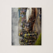 Vuurmannen - de branddemonstratie legpuzzel (Verticaal)