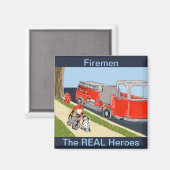 Vuurmannen - De echte helden Magnet (Voorkant / Achterkant)
