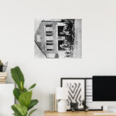 Vuurmannen met apparatuur buiten Firehouse Poster (Thuiskantoor)