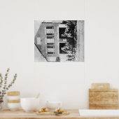 Vuurmannen met apparatuur buiten Firehouse Poster (Keuken)