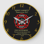 Vuurmannen sterven nooit grote klok (Voorkant)