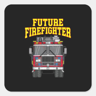 Vuurmannen uit pa - Son Nephew boys brand Vierkante Sticker