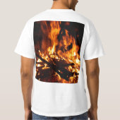 Vuurmannen zijn heet! t-shirt (Achterkant)