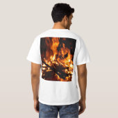 Vuurmannen zijn heet! t-shirt (Achterkant volledig)