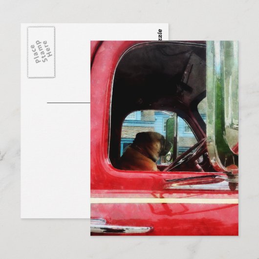 Vuurman's beste vriend briefkaart (Voorkant / Achterkant)