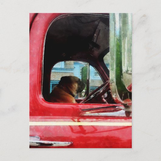 Vuurman's beste vriend briefkaart (Voorkant)