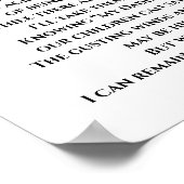 Vuurman's vrouw-gebed poster (Hoek)