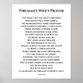 Vuurman's vrouw-gebed poster (Voorkant)