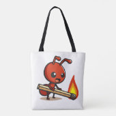 Vuurmier Tote Bag (Achterkant)