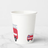 Vuurmotor Dino-motor naar school Papieren Bekers (Links)