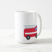 Vuurmotor naar school terugkeren naar school koffiemok (Voorkant rechts)