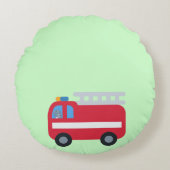 Vuurmotor naar school terugkeren naar school rond kussen (Voorkant)