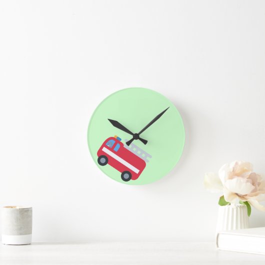 Vuurmotor naar school terugkeren naar school ronde klok (Huis)