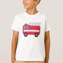 Vuurmotor naar school terugkeren naar school t-shirt