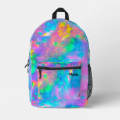 vuurpaal bedrukte rugzak (Voorkant)