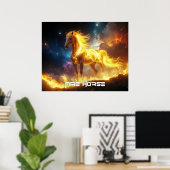 Vuurpaard - 2026 - Chinese Dierenriem Poster (Thuiskantoor)