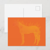 Vuurpaard Briefkaart (Voorkant / Achterkant)