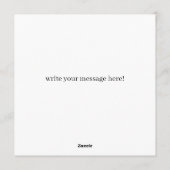 Vuurpaard Feestdagenkaart (Achterkant)