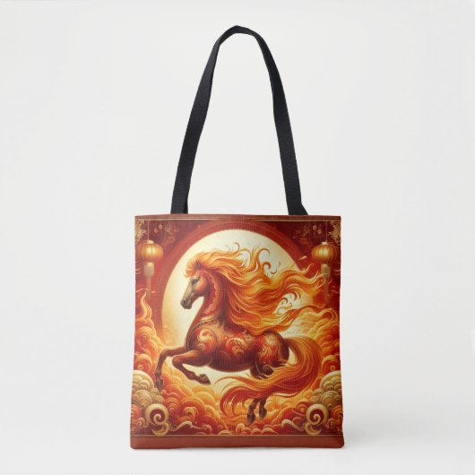 Vuurpaard Ook Tote Bag (Voorkant)