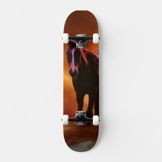 Vuurpaard Persoonlijk Skateboard (Voorkant)