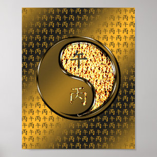 Vuurpaard Poster