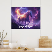 Vuurpaard - SHENG XIAO Poster (Keuken)