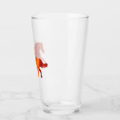 Vuurpaard Sticker Glas (Links)