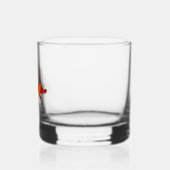 Vuurpaard Sticker Whisky Glas (Links)