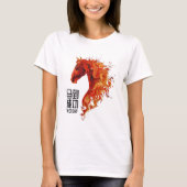 Vuurpaard T-shirt (Voorkant)