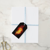 Vuurpacock Veer Cadeaulabel (Met Touw)