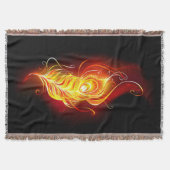 Vuurpacock Veer Deken (Voorkant)