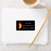 Vuurpacock Veer Etiket (Insitu)