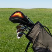 Vuurpacock Veer Golfheadcover (Insitu)