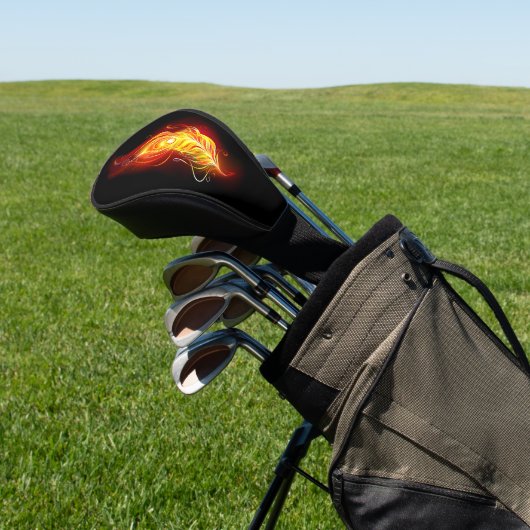 Vuurpacock Veer Golfheadcover (Insitu)