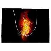 Vuurpacock Veer Groot Cadeauzakje (Achterkant)