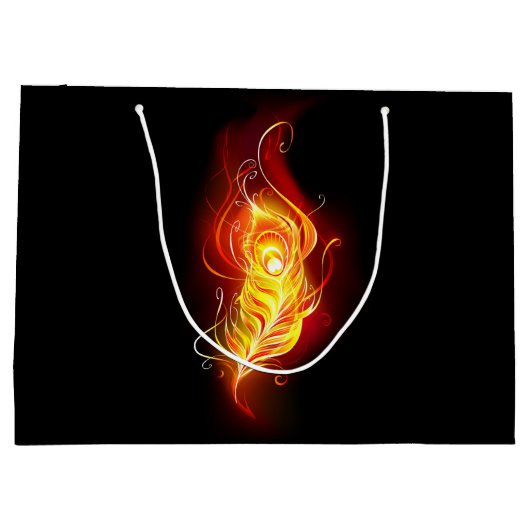 Vuurpacock Veer Groot Cadeauzakje (Achterkant)