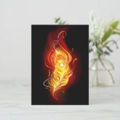 Vuurpacock Veer Informatiekaartje (Staand voorkant)