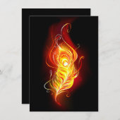 Vuurpacock Veer Informatiekaartje (Voorkant / Achterkant)