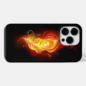 Vuurpacock Veer iPhone Hoesje (Achterkant horizontaal)