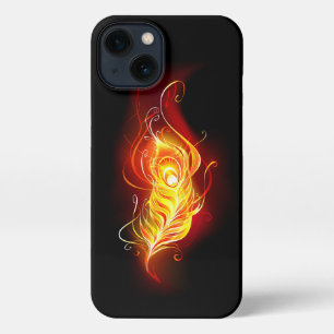 Vuurpacock Veer iPhone 13 Hoesje