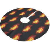 Vuurpacock Veer Kerstboom Rok (Gekanteld)