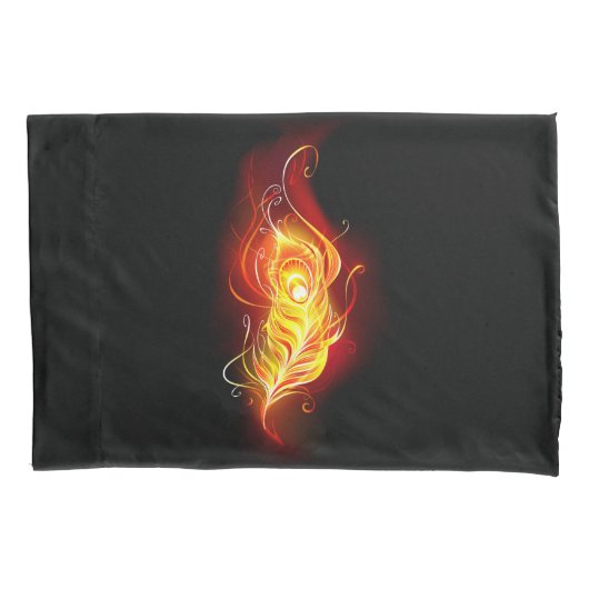 Vuurpacock Veer Kussensloop (Voorkant)