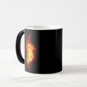 Vuurpacock Veer Magische Mok (Voorkant links)