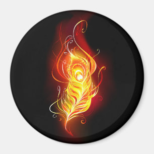 Vuurpacock Veer Magneet