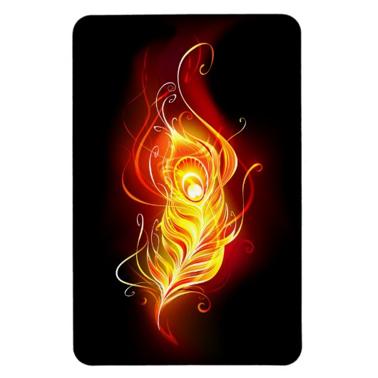 Vuurpacock Veer Magneet (Verticaal)